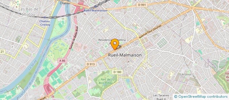 localisation de l'entreprise F.D. à RUEIL-MALMAISON