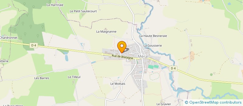 localisation de l'entreprise F.D. à MERAL