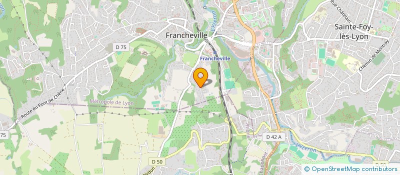 localisation de l'entreprise F&D  FRANCHEVILLE