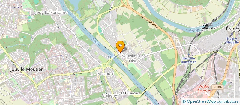 localisation de l'entreprise F&D  NEUVILLE-SUR-OISE