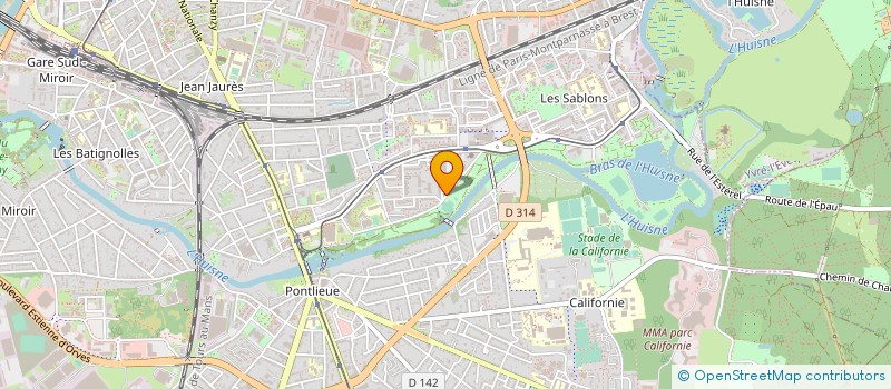 localisation de l'entreprise F.D.A. à LE MANS