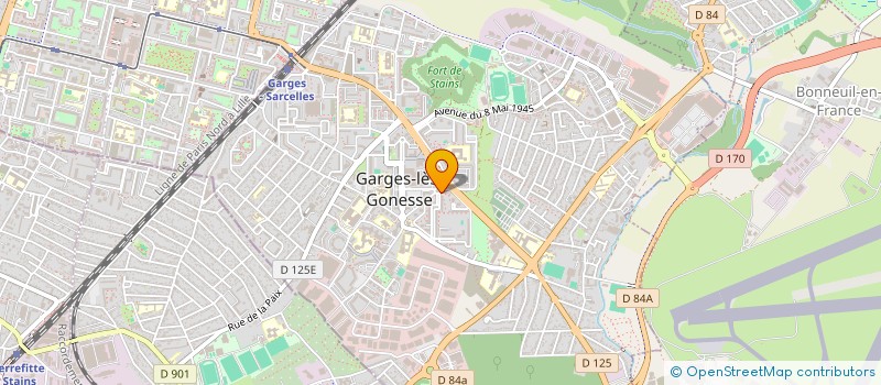 localisation de l'entreprise F.D.A CONSTRUCTIONS à GARGES-LES-GONESSE