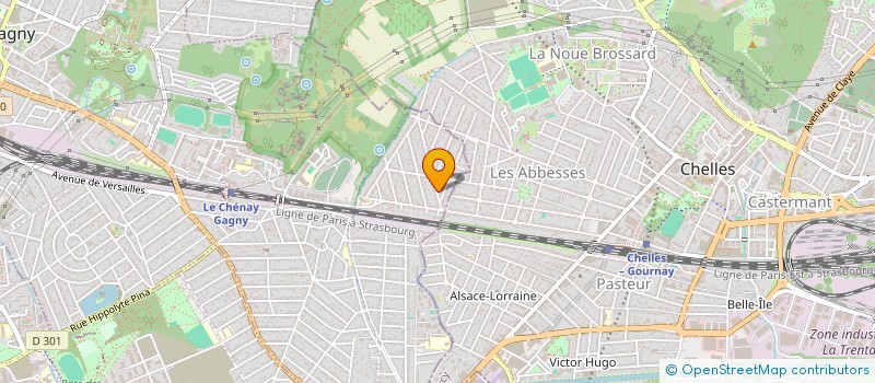 localisation de l'entreprise F D A IMMO à GAGNY