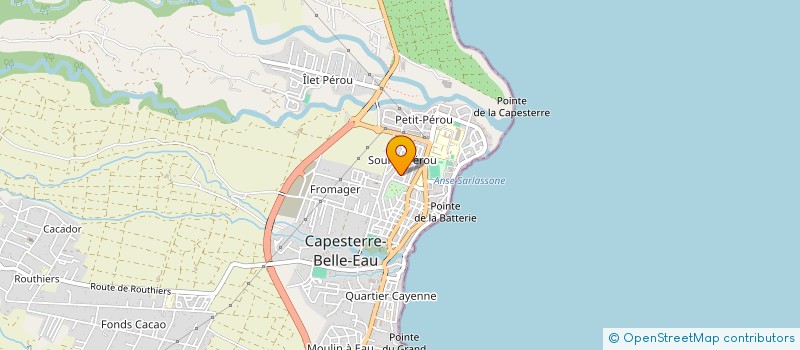 localisation de l'entreprise F.D.B. 13 à CAPESTERRE-BELLE-EAU