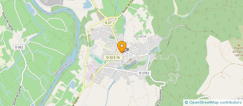 localisation de l'entreprise F.D.C  ANIANE