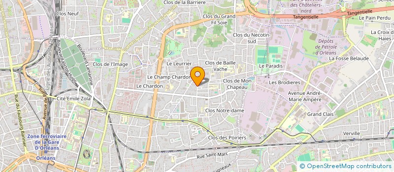 localisation de l'entreprise F.D.C. BATIMENT  ORLEANS