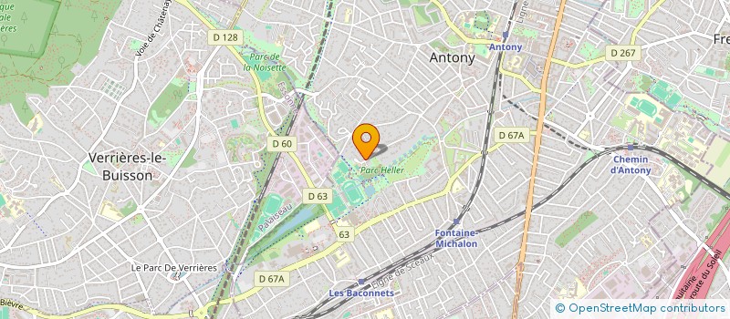 localisation de l'entreprise F.D. CONSULTANT à ANTONY