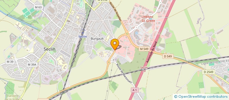 localisation de l'entreprise F.D. CONSULTING  SECLIN