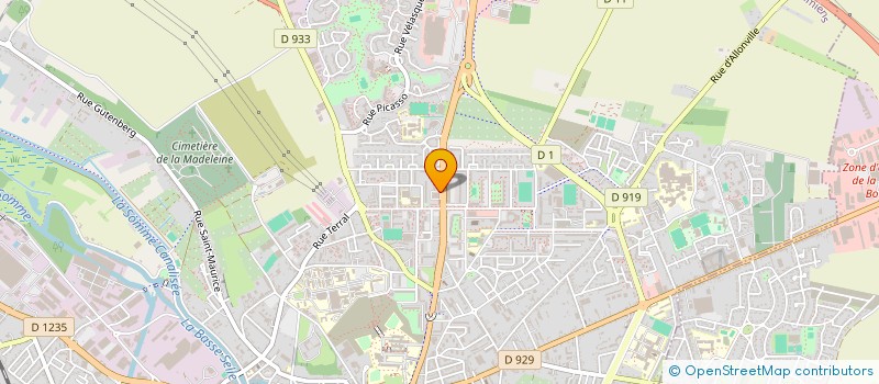 localisation de l'entreprise F.D.D à AMIENS