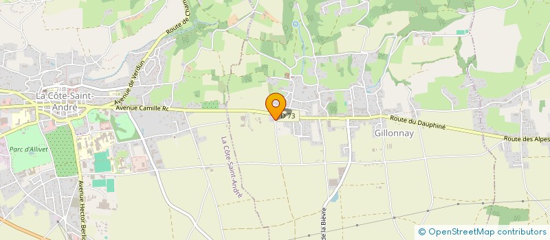 localisation de l'entreprise F.D. DEZEMPTE  GILLONNAY