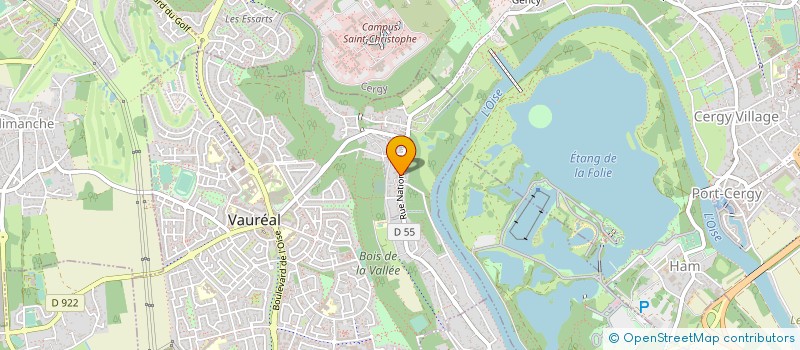 localisation de l'entreprise F.D. EXPERTISES à VAUREAL