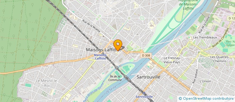 localisation de l'entreprise F.D.EXPRESS à MAISONS-LAFFITTE