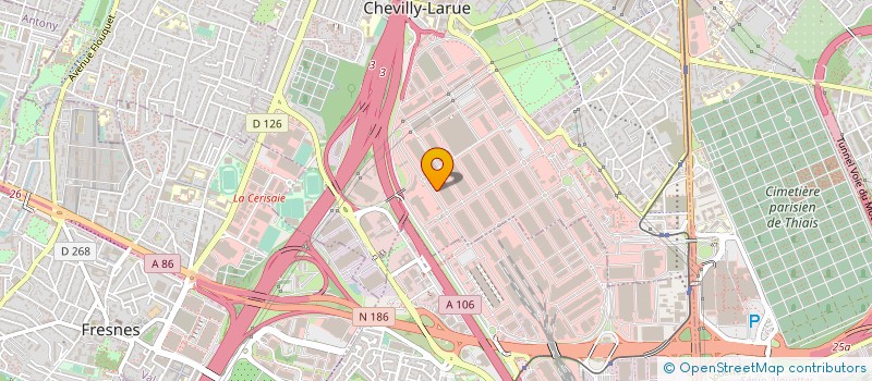 localisation de l'entreprise F.D.G.  CHEVILLY-LARUE