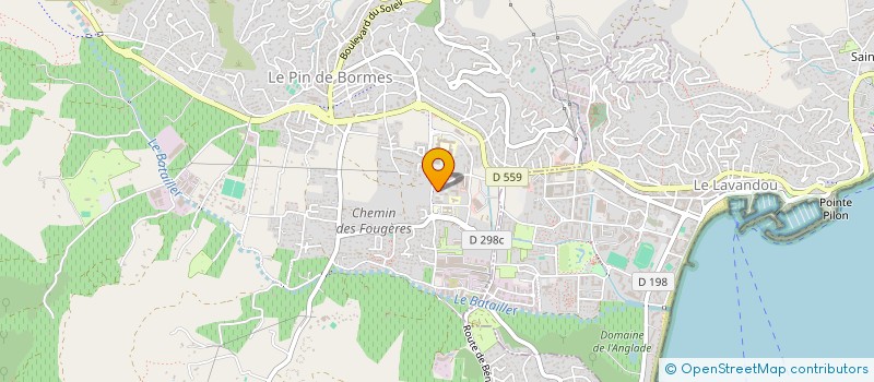 localisation de l'entreprise F.D.G.C. à BORMES-LES-MIMOSAS