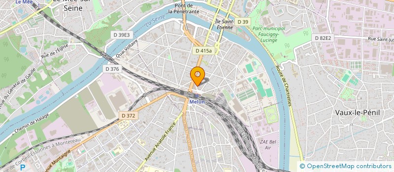 localisation de l'entreprise F.D.G. MARKET  MELUN