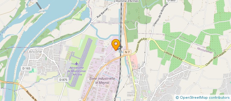 localisation de l'entreprise F D IMMOBILIER  MONTELIMAR