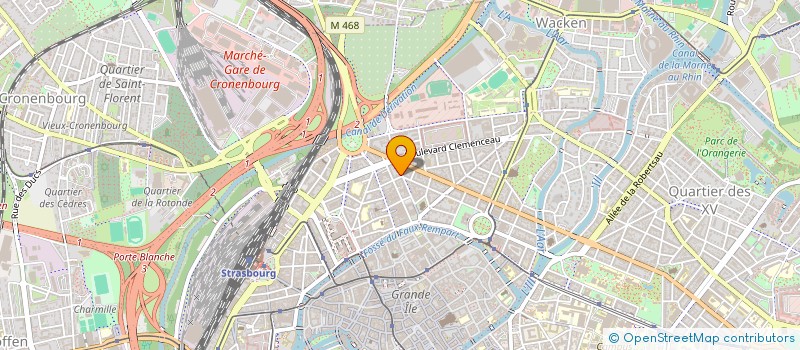 localisation de l'entreprise F.D.L. à STRASBOURG