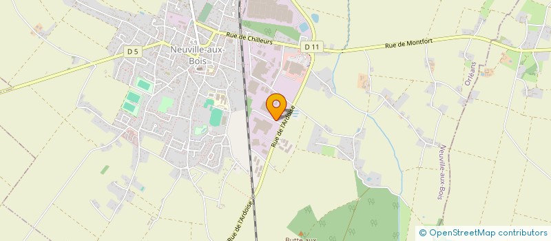 localisation de l'entreprise F.D.L à NEUVILLE-AUX-BOIS