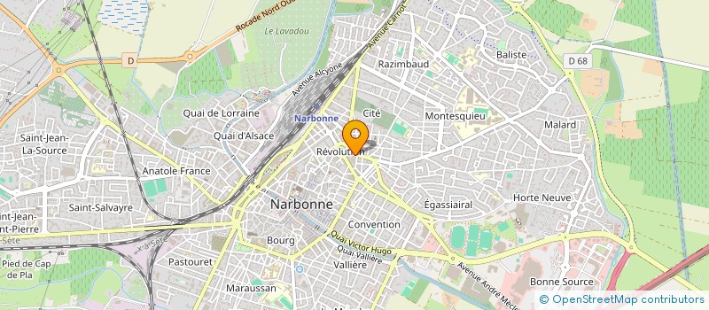 localisation de l'entreprise F.D.L. à NARBONNE