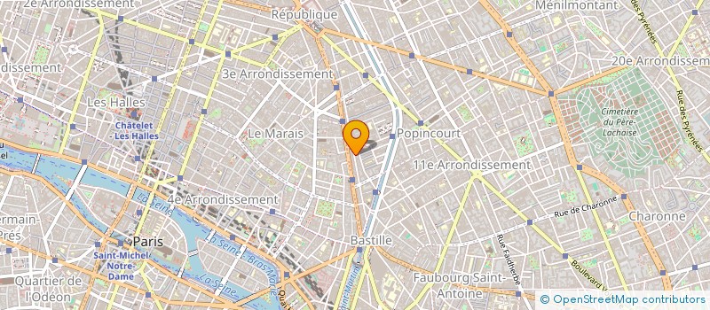 localisation de l'entreprise F D L DIFFUSION  PARIS