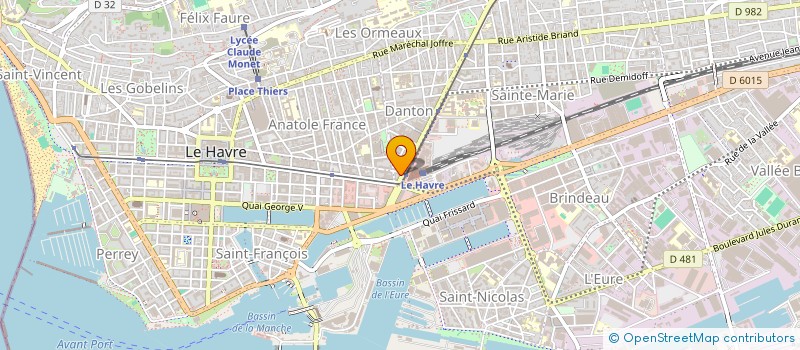 localisation de l'entreprise F.D.L.G. à LE HAVRE