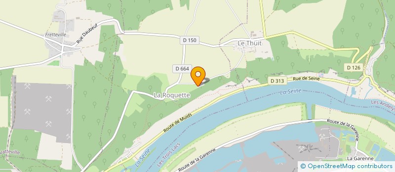 localisation de l'entreprise F.D.LEMELLE  LA ROQUETTE