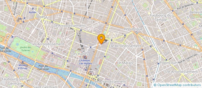 localisation de l'entreprise F.D.M à PARIS
