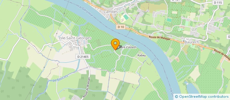 localisation de l'entreprise F-D-M  ISLE-SAINT-GEORGES