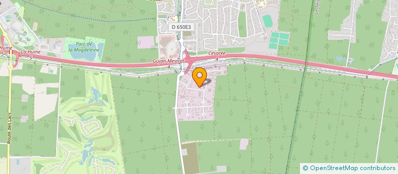 localisation de l'entreprise F.D.O à GUJAN-MESTRAS