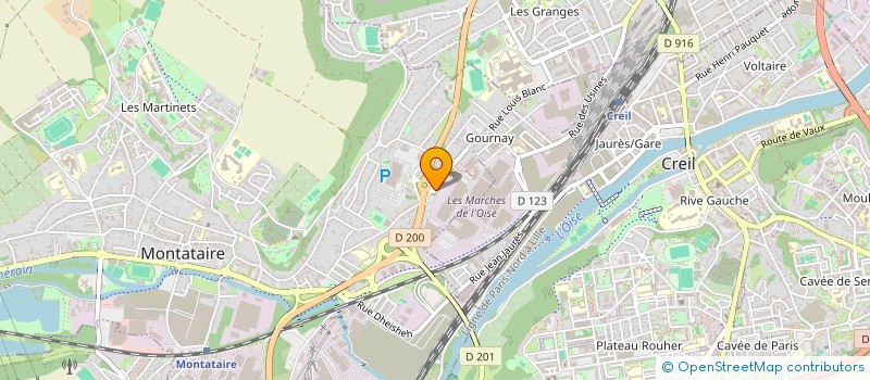 localisation de l'entreprise F.D.O à MONTATAIRE