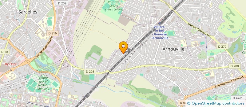 localisation de l'entreprise F.D.O IMMOBILIER  ARNOUVILLE