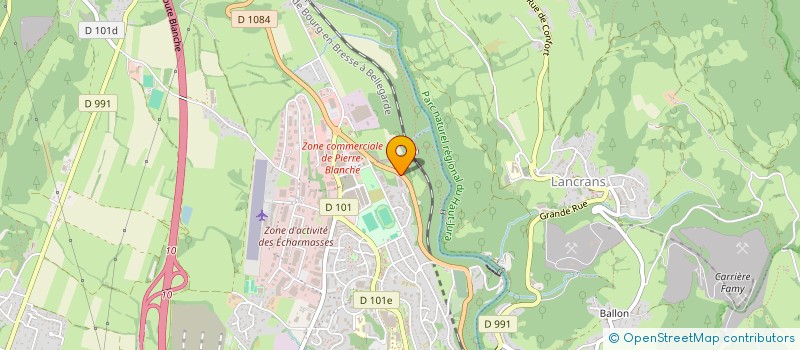 localisation de l'entreprise F.D.P. à VALSERHONE