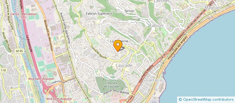 localisation de l'entreprise F-D-P-F à NICE