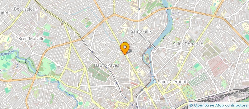localisation de l'entreprise F&D PRODUCTION à NANTES