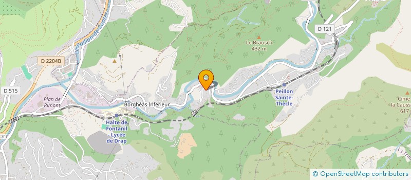 localisation de l'entreprise F.D.R  PEILLON