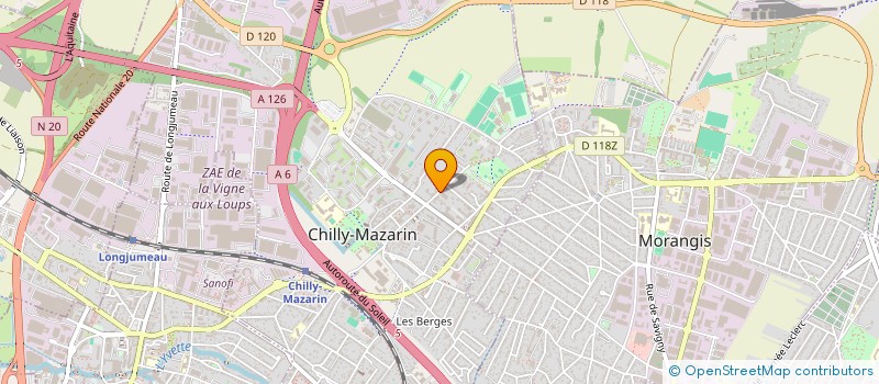 localisation de l'entreprise F.D.R.E. à CHILLY-MAZARIN