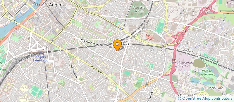 localisation de l'entreprise F&D RENOV à ANGERS