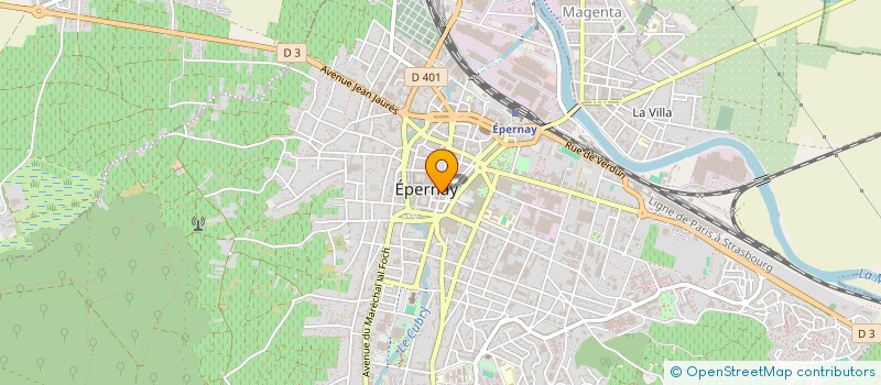 localisation de l'entreprise F D RENOVATION à EPERNAY