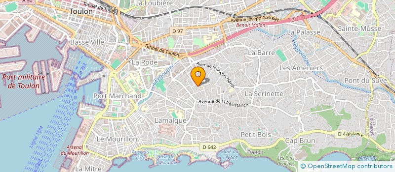 localisation de l'entreprise F D S à TOULON