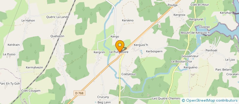 localisation de l'entreprise F.D.S.  CARNAC