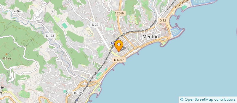 localisation de l'entreprise F D S à MENTON