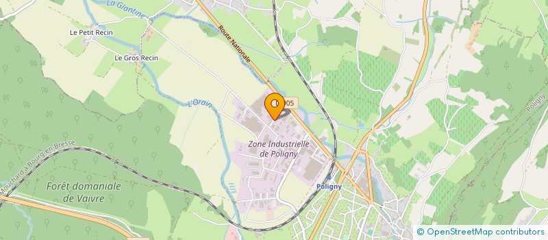 localisation de l'entreprise F.D.S.D.14  POLIGNY