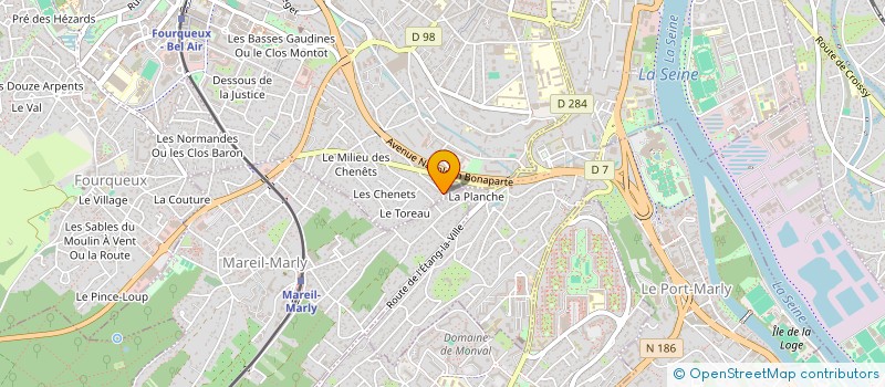 localisation de l'entreprise F&D VISION  SAINT-GERMAIN-EN-LAYE