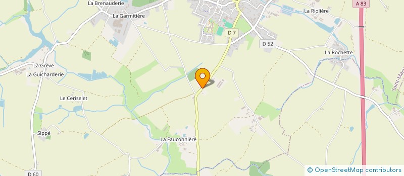 localisation de l'entreprise F. DE SALES  MARCELLAZ