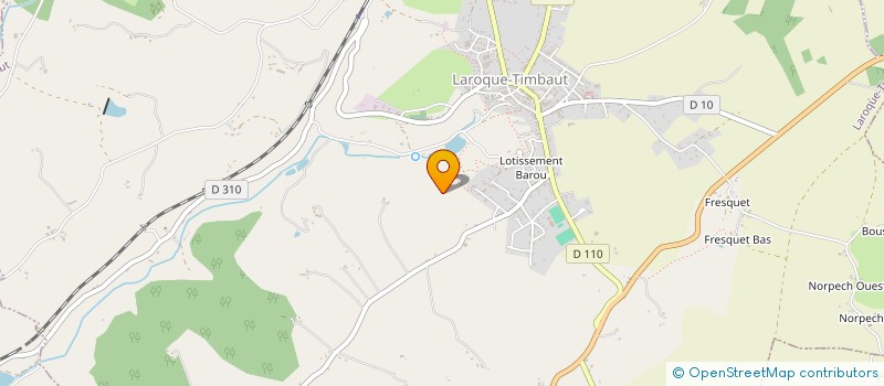 localisation de l'entreprise F.DEALING  LAROQUE-TIMBAUT