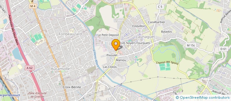 localisation de l'entreprise F-DIFF  LAUNAGUET