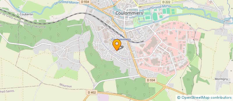 localisation de l'entreprise F DUCLOS à COULOMMIERS