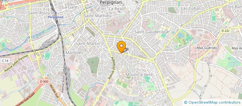 localisation de l'entreprise F.DVG à PERPIGNAN