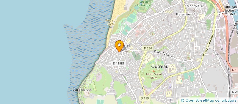 localisation de l'entreprise F.E.  LE PORTEL