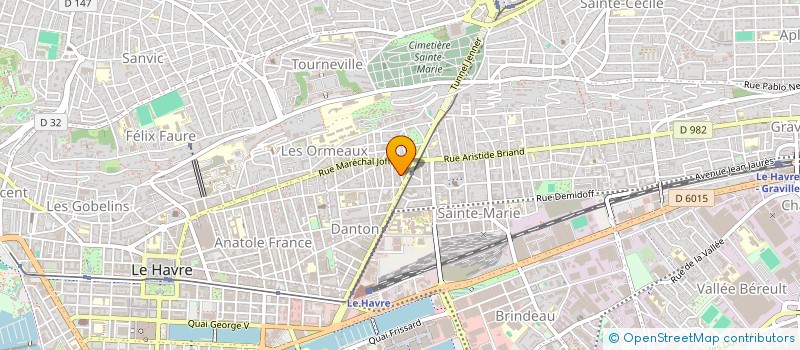 localisation de l'entreprise F.E.A à LE HAVRE